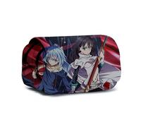 Astuccio portapenne con stampa 3D a tema anime Rimuru Tempest, con doppia cerniera, per ragazzi e ragazze con scritta in inglese "That Time I Got Reincarnated as a Slime", Tipo 5, 21*10*7.5cm,