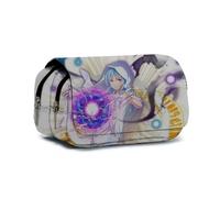 Astuccio portapenne con stampa 3D a tema anime Rimuru Tempest, con doppia cerniera, per ragazzi e ragazze con scritta in inglese "That Time I Got Reincarnated as a Slime", Tipo 8., 21*10*7.5cm,