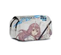 Astuccio portapenne con stampa 3D a tema anime Rimuru Tempest, con doppia cerniera, per ragazzi e ragazze con scritta in inglese "That Time I Got Reincarnated as a Slime", Tipo 2, 21*10*7.5cm,