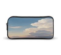 Astuccio portapenne di grande capacità con stampa di nuvole al tramonto, borsa portaoggetti per cancelleria da ufficio, può essere utilizzato come astuccio portapenne, accessori per ufficio, borsa per