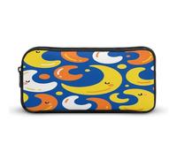 Astuccio portapenne di grande capacità, modello Sweet Crescent, con stampa di cancelleria per ufficio, può essere utilizzato come astuccio portapenne, accessori per ufficio, borsa per cosmetici, adatt