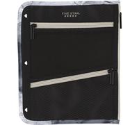 Astuccio portapenne Five Star, organizer per materiale scolastico, auricolari, caricabatterie, cavi, trucco, 3 tasche, adatto per raccoglitori ad