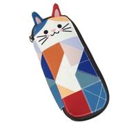 Astuccio portapenne gatto Borsa per il trucco con fantasia gatto e colori