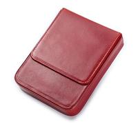 Astuccio portapenne in pelle, fatto a mano, per l'organizzazione dell'ufficio, contenitore creativo per scrittori e professionisti