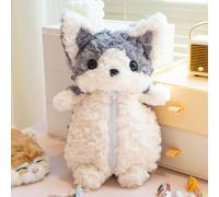 Astuccio portapenne in peluche a forma di Corgi, borsa per cosmetici, regalo