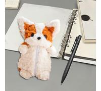 Astuccio portapenne in peluche a forma di Corgi, borsa per cosmetici, regalo