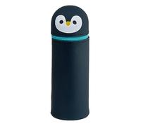 Puckator Astuccio portapenne in silicone Animali Dolci - Pinguino