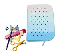 Astuccio portapenne in silicone, porta fori in silicone di grande capacità per penne, custodia morbida per cancelleria, monete, chiavi, portamatite per cosmetici, prodotti per la cura, Grande