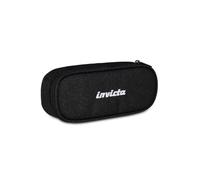 Invicta Portapenne Scuola Lip Shine, Nero, Effetto brillantini, Shiny, Organizer interno con passanti elastici portapenne, Taschino interno con zip, Accessori Scuola, Medie e superiori, Ragazza