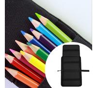 Astuccio portapenne per schizzi per artisti, compatto, con cerniera,