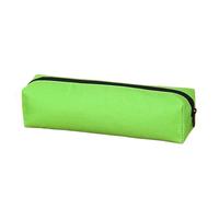 Astuccio portapenne portatile in tinta unita da 2 pezzi, materiale scolastico, astuccio resistente all'usura, astuccio for scrittura Oxford, di grande capacità, for studenti Per Scuola Ufficio(Green)