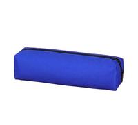 Astuccio portapenne portatile in tinta unita da 2 pezzi, materiale scolastico, astuccio resistente all'usura, astuccio for scrittura Oxford, di grande capacità, for studenti Per Scuola Ufficio(Blue)