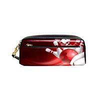 Astuccio Portapenne Red Bowling Ball Crash Astuccio Scuola Grande Capacità Portapenne Astuccio Aesthetic Cancelleria Portamatite Per Studenti Ragazzi Adulto