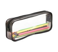 Astuccio portapenne trasparente in PVC, grande capacità, design trasparente per una facile identificazione degli oggetti, struttura resistente,