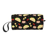 Astuccio portatile per cosmetici, con stampa martedì, custodia da viaggio, borsa organizer con cerniera per un accesso rapido