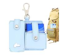 Astuccio Portatile Per Vaporizzatori - Portaoggetti In Pelle PU Per Sigarette Elettroniche - Custodia Portatile Compatta Con Moschettone Per Uomo Urbano Spostamenti Quotidiani Escursionismo Viaggi