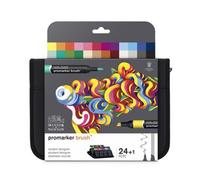Astuccio Promarker Brush Pezzi 24 In Tessuto Student Designer