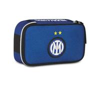 Seven Inter Astuccio Scuola Quick Case, Blu, Portapenne Completo di Penne, Matite, Colori, Scuola Elementare e Media, Bambino, Calcio