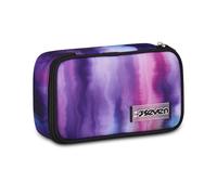 Seven Astuccio Scuola Quick Case FREETHINK, Viola, Portapenne Rettangolare Attrezzato, Spazioso, 45 pezzi, Completo di matite, Penne e colori, Scuola elementare e media, Bambina, Ragazza, Tempo libero