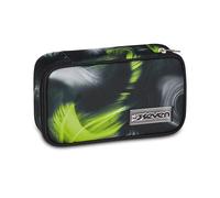 Seven Astuccio Scuola Quick Case FREETHINK, Nero, Portapenne Rettangolare Attrezzato, Spazioso, 45 pezzi, Completo di matite, Penne e colori, Scuola elementare e media, Bambini e ragazzi, Tempo libero