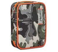 Astuccio rettangolare con zip Pad Seven Lightventure, fantasia mimetica