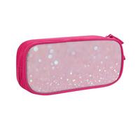 Astuccio rosa brillante per ragazzi e ragazze con galassia astratta grande astuccio portapenne da scrivania cancelleria organizer per scuola ufficio borsa per trucco con cerniera, Blu, 21x5x10.5cm