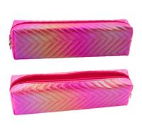Astuccio rosa metallico con motivo di mele per ragazze