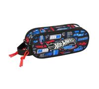 safta HOT WHEELS - Astuccio per bambini, per bambini, ideale per bambini in età scolastica, comodo e versatile, qualità e resistenza, 21 x 6 x 8 cm, multicolore, M, Casual