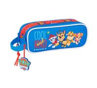 Safta Astuccio doppio PAW PATROL COOL ideale per bambini in età scolastica 21 x 6 x 8 cm Rosso/blu M