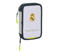 Astuccio Safta Real Madrid 1st Kit 24/25 28 pezzi - 2 scomparti - 28 pezzi - 125x195x4 cm - Bianco/Nero