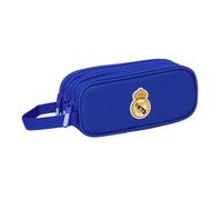 Real Madrid Astuccio triplo cerniera per bambini 5-14 anni 21x7x8,5 cm