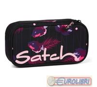 satch Astuccio Rigido Extra large incl. divisorio Scomparto con cerniera Portapenne Triangolo Finestra per l'orario Mystic Nights - Lilla