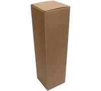 Astuccio Scatola Porta 1 Bottiglia Magnum in Cartone Ondulato Avana 11x11H41cm - 25 pezzi -