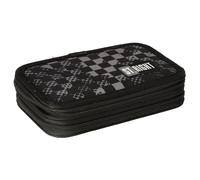 Astuccio scolastico doppio con accessori St.Right Scacchiera
