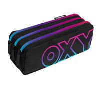 Astuccio scolastico etui con tre cerniere Rainbow Pink