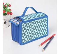 Astuccio scolastico Kawaii grande 36/48/72 fori penale per ragazze ragazzi scatola penna grande borsa di stoccaggio borsa di cancelleria kit di cancelleria, 4 strati 72 fori