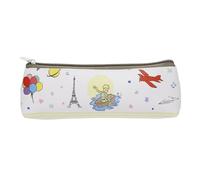 Astuccio scolastico Kiub Le Petit Prince, personaggi a righe gialle (21 x 7 cm)