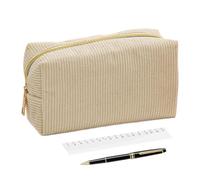 Astuccio Scolastico Per Ragazze Borsa Portapenne Organizer Scolastica | Astuccio Scolastico In Velluto A Coste Portacancelleria Penne, pennarelli e trucco per ragazze adolescenti donne scuola univ