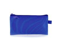 Astuccio scolastico piatto Basic con chiusura a cerniera di grande morbidezza e resistenza, in 10 colori - di Colorline by Office Box, blu scuro, Linea colorata