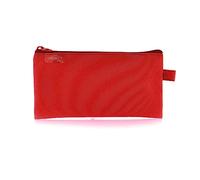 Astuccio scolastico piatto Basic con chiusura a cerniera di grande morbidezza e resistenza, in 10 colori - di Colorline by Office Box, rosso, Linea colorata