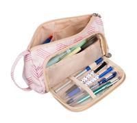 Astuccio scolastico rosa a due scomparti per bambini