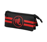 Karactermania Astuccio triplo Naruto Sunrise-ECO Nero 23 x 11 cm