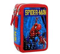 Astuccio Scuola 3 Cerniere Spider-Man Marvel - Completo Accessori