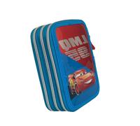 Astuccio Scuola 3 Zip Disney Cars Bambino