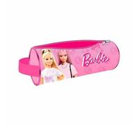 Astuccio Scuola Barbie 22 x 8 cm Rotondo