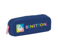 Astuccio Scuola Benetton Cool Blu Marino 18.5 x 7.5 x 5.5 cm