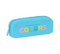 Astuccio Scuola Benetton Spring Blu cielo 18.5 x 7.5 x 5.5 cm
