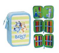 ASTUCCIO SCUOLA BLUEY MULTISCOMPARTO 3 ZIP PORTACOLORI GIOTTO - 0945