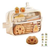 Astuccio Scuola Capybara, Capibara Gadget, 10 Adesivi E 1 Bambola, Materiale Scolastico, Cancelleria Carina E Interessante, per Scuola Ufficio Bambina Ragazzi Studenti