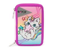 Astuccio Scuola Completo a 3 Zip Meowcorn GOPOP Giochi Preziosi